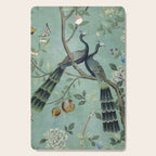 A Teal of Two Birds Chinoiserie Cutting Board Gallery Image 1