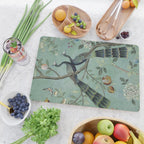 A Teal of Two Birds Chinoiserie Cutting Board Gallery Image 2