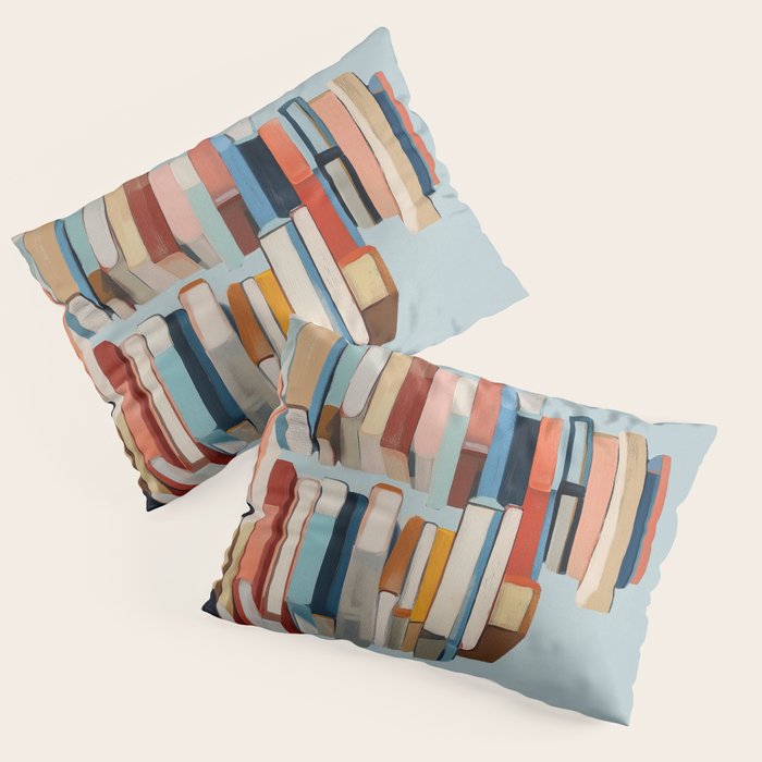 Books in Balance Pillow Sham Gallery Image 1