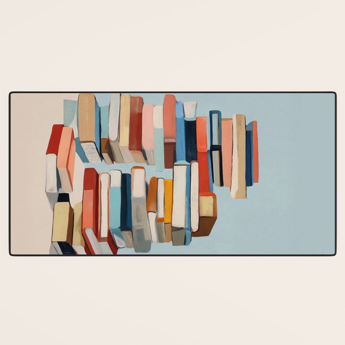 Books in Balance Desk Mat Gallery Image 3