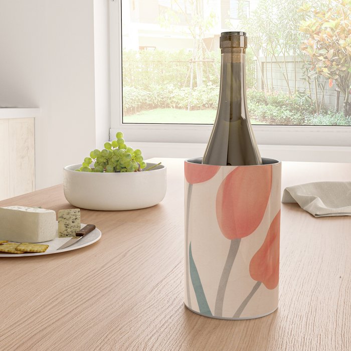 Orange Tulips Wine Chiller Gallery Image 4