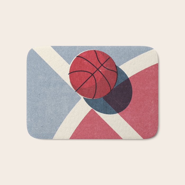 BALLS / Basketball (Outdoor) Bath Mat Gallery Image 1