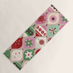Festive Baubles Pattern Yoga Mat Gallery Image 1