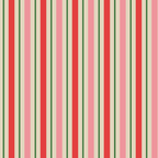 Old Fashioned Retro Christmas Stripe Pattern Vertical Pink Red Green Beige Coffee Mug Gallery Image 2