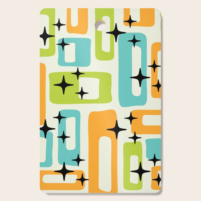 Mid Century Modern Scandinavian Pattern 245 Cutting Board Gallery Image 1