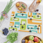 Mid Century Modern Scandinavian Pattern 245 Cutting Board Gallery Image 2