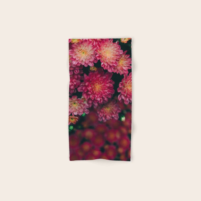 Autumn Vibes - Boho Rose Flowers Bath Towel Gallery Image 1