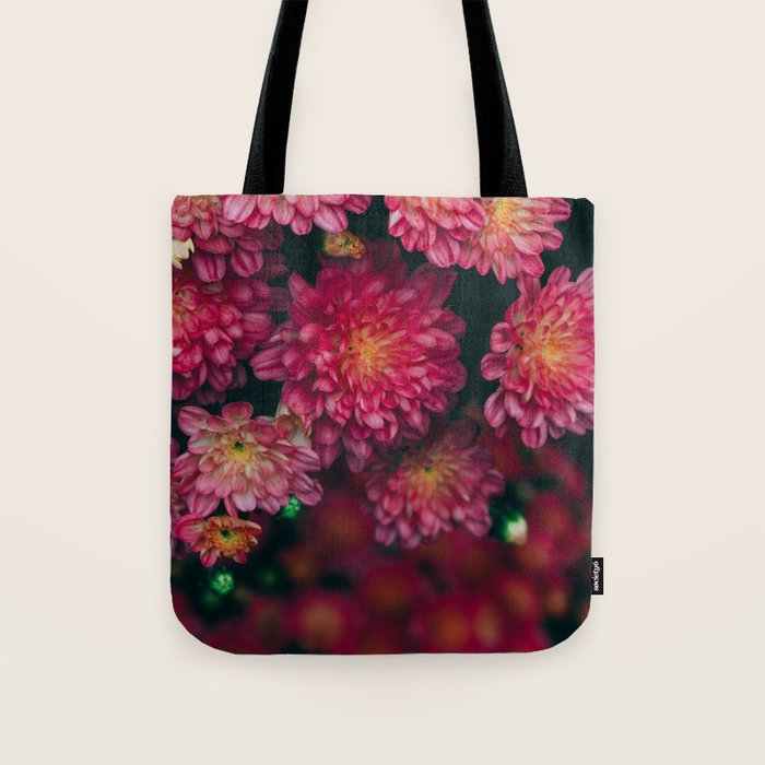 Autumn Vibes - Boho Rose Flowers Tote Bag Gallery Image 1