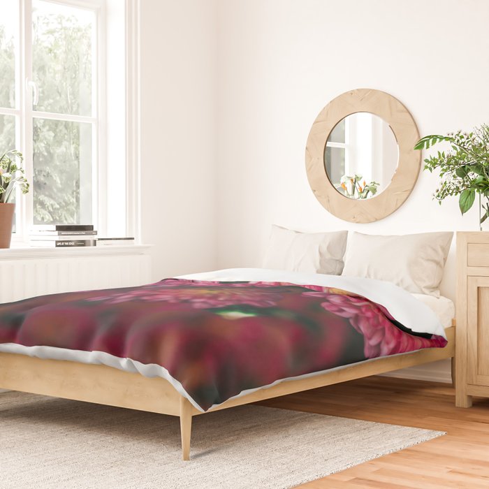 Autumn Vibes - Boho Rose Flowers Duvet Cover Gallery Image 2