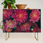 Autumn Vibes - Boho Rose Flowers Credenza Gallery Image 1