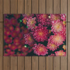 Autumn Vibes - Boho Rose Flowers Outdoor Rug Gallery Image 1