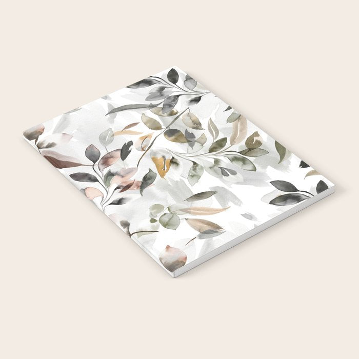 Harvest 2025 Mystic Watercolor Leaves Fall Notebook Gallery Image 2