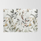 Harvest 2025 Mystic Watercolor Leaves Fall Rug Gallery Image 2