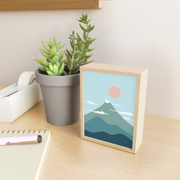 Cat Landscape 72B Mini Art Print Gallery Image 2