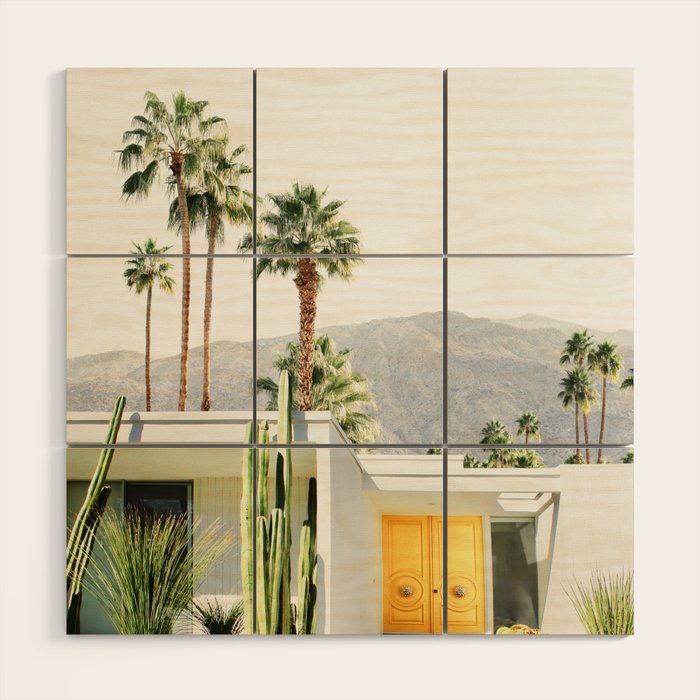 Palm Springs II Wood Wall Art Gallery Image 1