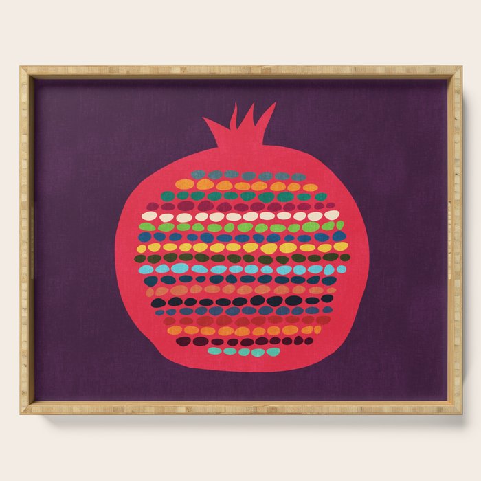 Pomegranate Serving Tray Gallery Image 1