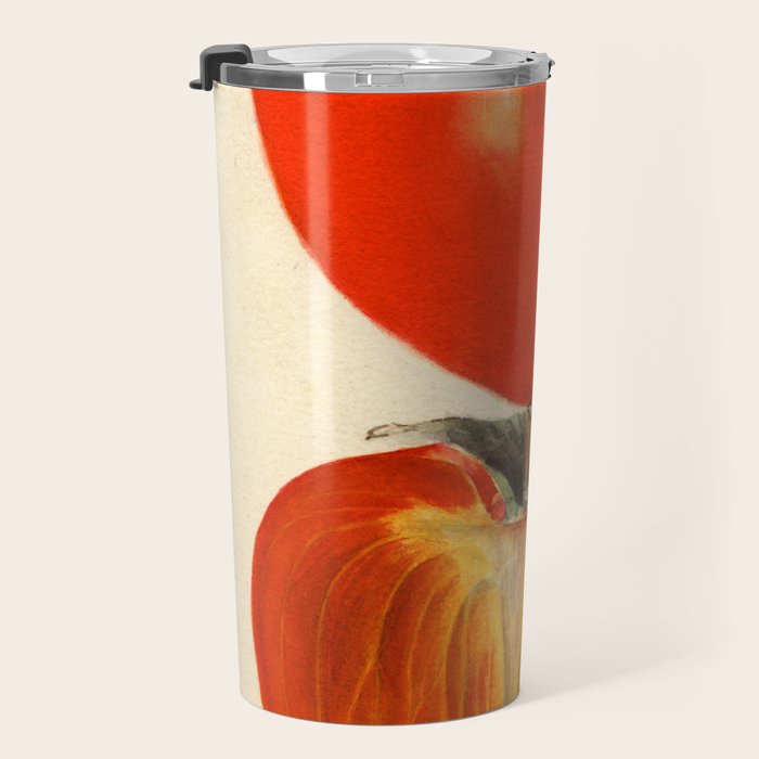 Vintage Plum Tomato Illustration Travel Mug Gallery Image 3