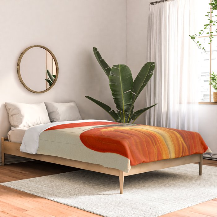 Vintage Plum Tomato Illustration Comforter Gallery Image 2