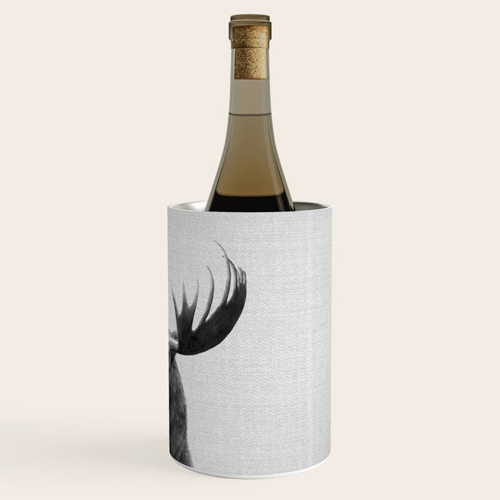 Moose - Black & White Wine Chiller Gallery Image 3