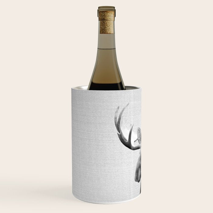 Moose - Black & White Wine Chiller Gallery Image 2
