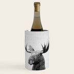 Moose - Black & White Wine Chiller Gallery Image 1