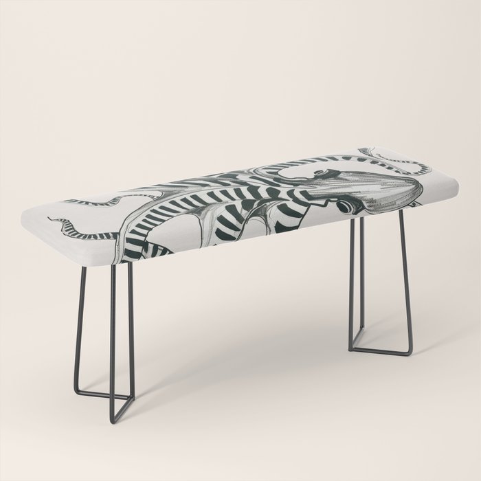 Striped Octopus Ink Drawing Bench Gallery Image 1