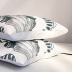 Striped Octopus Ink Drawing Pillow Sham Gallery Image 3