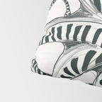 Striped Octopus Ink Drawing Pillow Sham Gallery Image 4