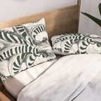 Striped Octopus Ink Drawing Pillow Sham Gallery Image 2