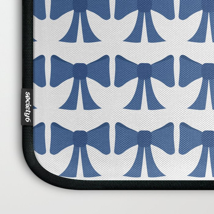 Vintage Bows V Blue Laptop Sleeve Gallery Image 3