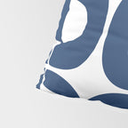 Retro Mid Century Modern Pattern 922 Navy Blue Pillow Sham Gallery Image 4