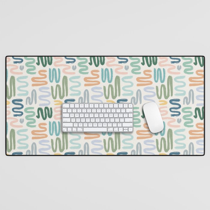 Statement Squiggles Desk Mat Gallery Image 1