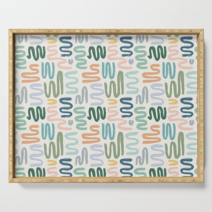 Statement Squiggles Serving Tray Gallery Image 1