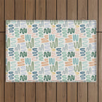 Statement Squiggles Outdoor Rug Gallery Image 1