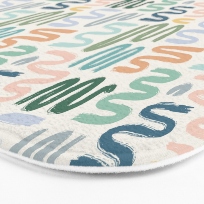 Statement Squiggles Bath Mat Gallery Image 3