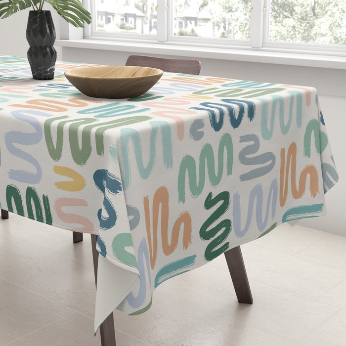 Statement Squiggles Tablecloth Gallery Image 3