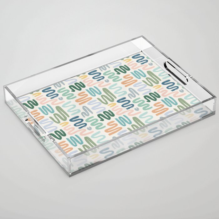 Statement Squiggles Acrylic Tray Gallery Image 1