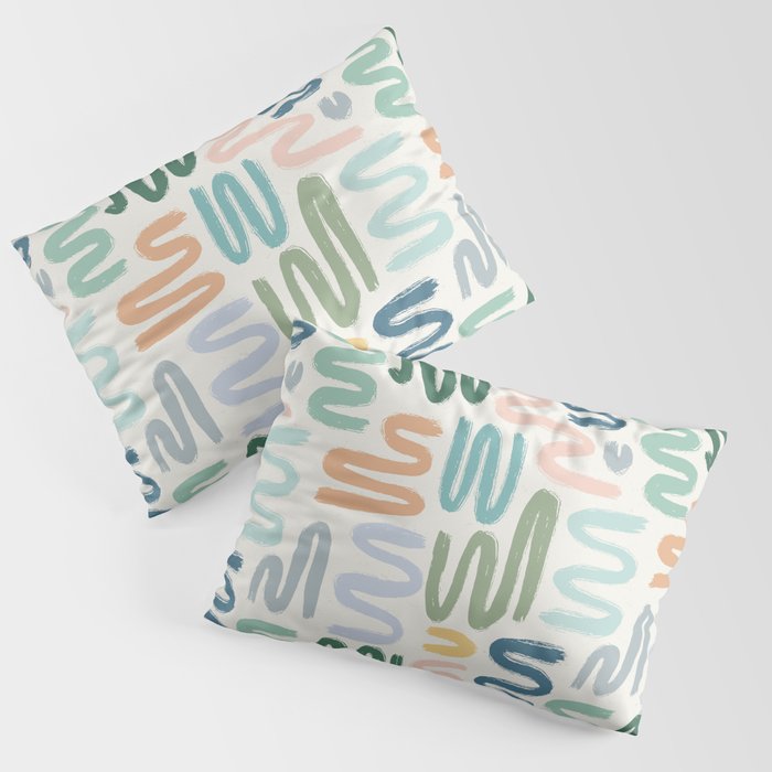 Statement Squiggles Pillow Sham Gallery Image 3