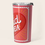 Be My Bad Idea Heart Art Travel Mug Gallery Image 2