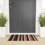 Classic Stripes XLIX - Mocha Coffee Welcome Mat Gallery Image 3
