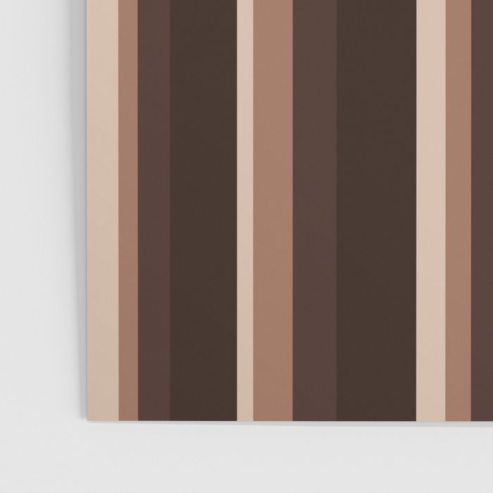 Classic Stripes XLIX - Mocha Coffee Poster Gallery Image 3