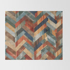 Desert Herringbone Reverie Throw Blanket Gallery Image 2