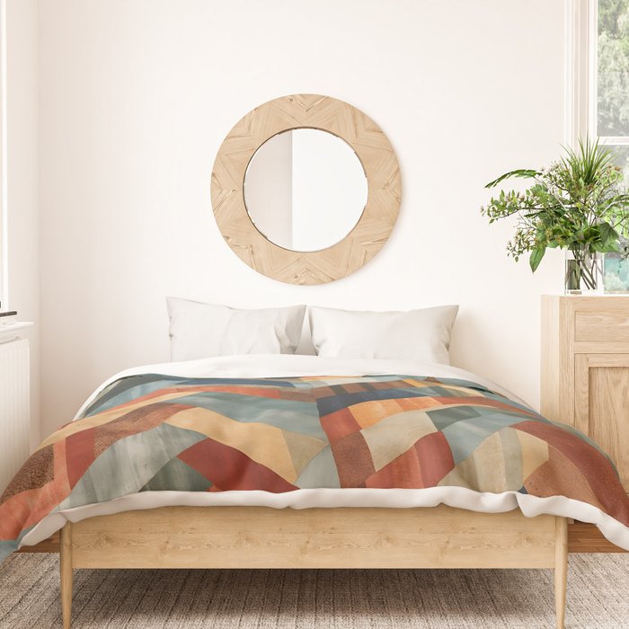 Desert Herringbone Reverie Duvet Cover Gallery Image 3
