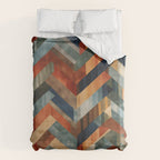 Desert Herringbone Reverie Duvet Cover Gallery Image 6