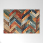 Desert Herringbone Reverie Welcome Mat Gallery Image 1