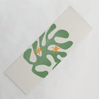 Fern Green Leaf: Matisse Series 01 | Mid-Century Edition Yoga Mat Gallery Image 1