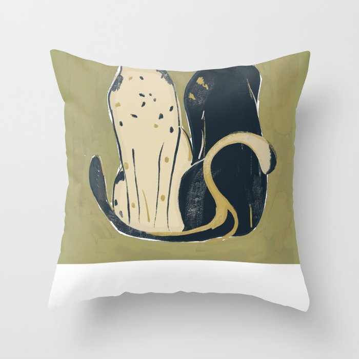Two Cheetahs Throw Pillow Gallery Image 6