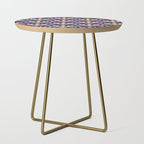 Sunshine Seigaiha Wave - Blush & Navy Side Table Gallery Image 1