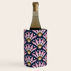 Sunshine Seigaiha Wave - Blush & Navy Wine Chiller Gallery Image 3