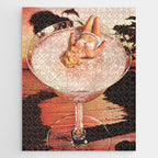 Glitter Pink Margarita Jigsaw Puzzle Gallery Image 1